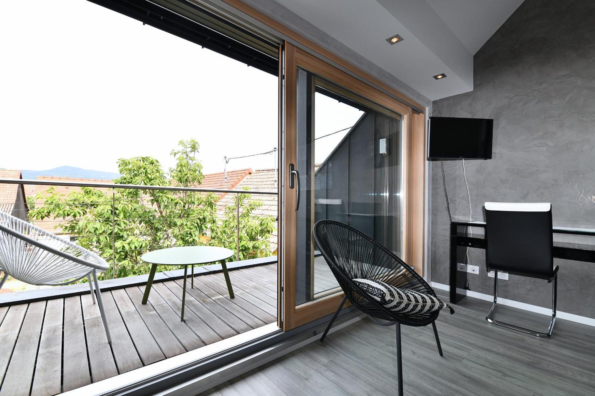 Gite Contemporain L'Hirondelle Guémar Exteriör bild